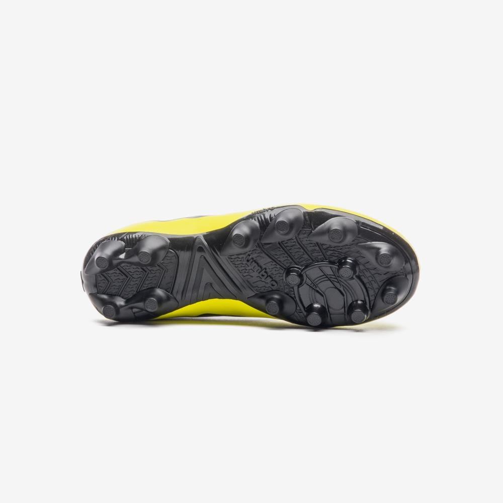 Chuteira Campo Umbro Action Jr Amarelo/Preto/Branco 5