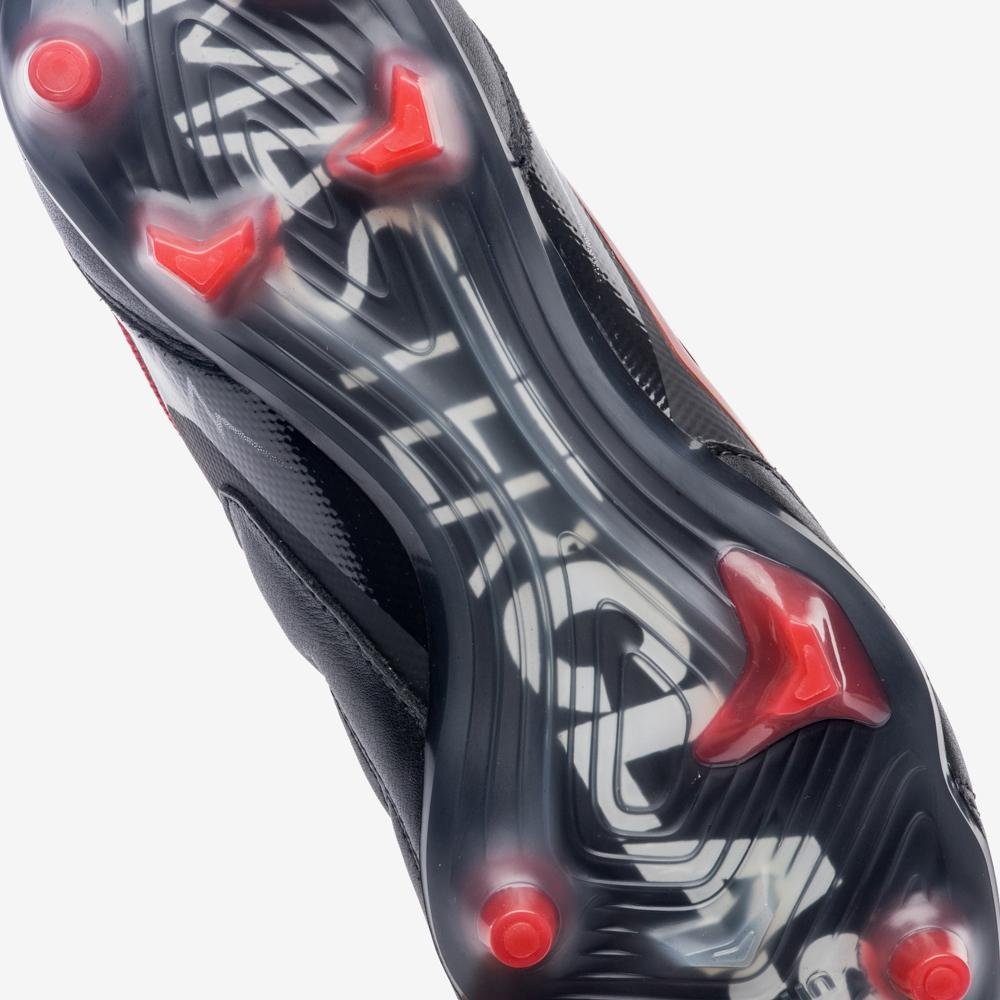 Chuteira Campo Umbro Adamant Master Class Pro Preto/Vermelho 8