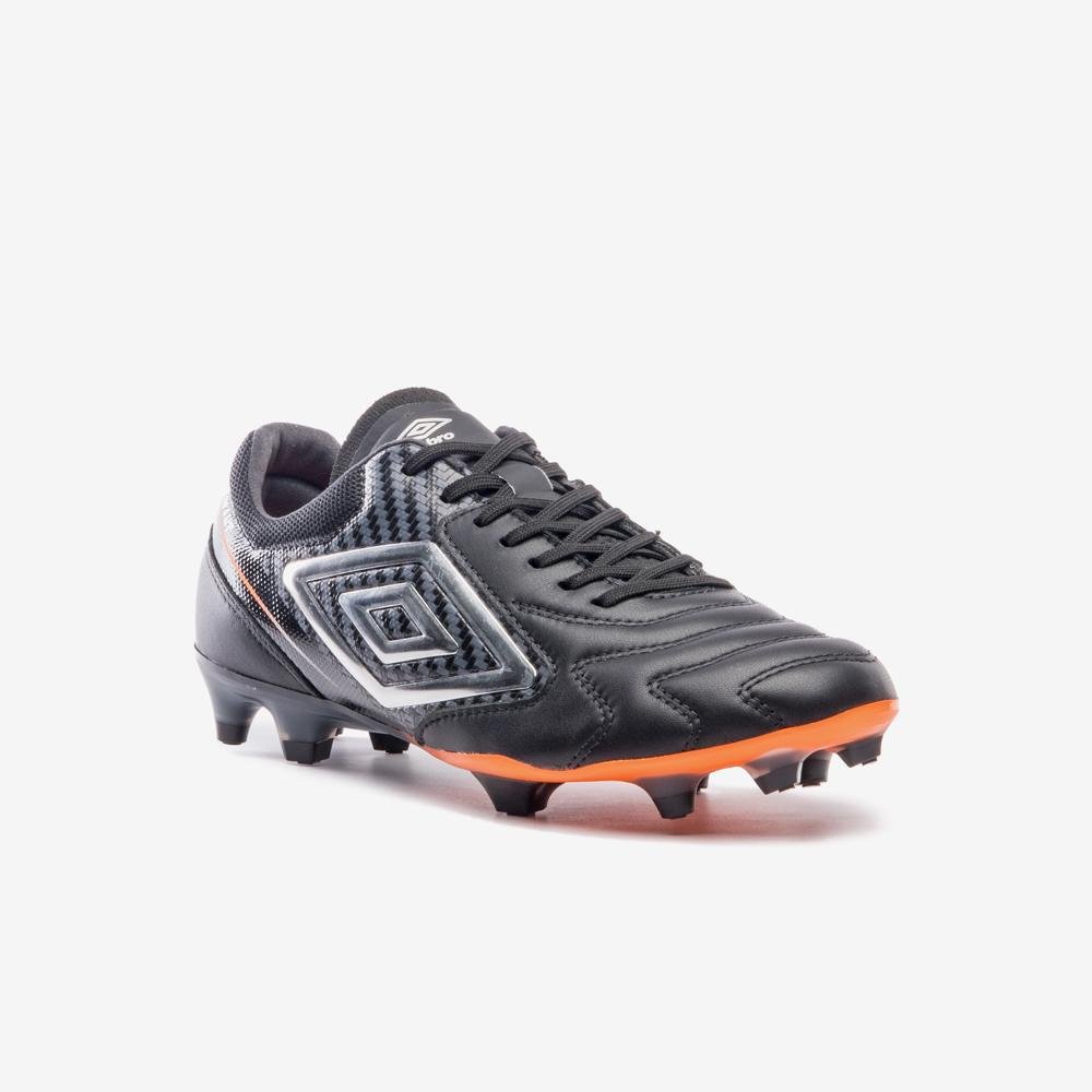 Chuteira Campo Umbro Adamant Master Class Pro Preto/Laranja 3