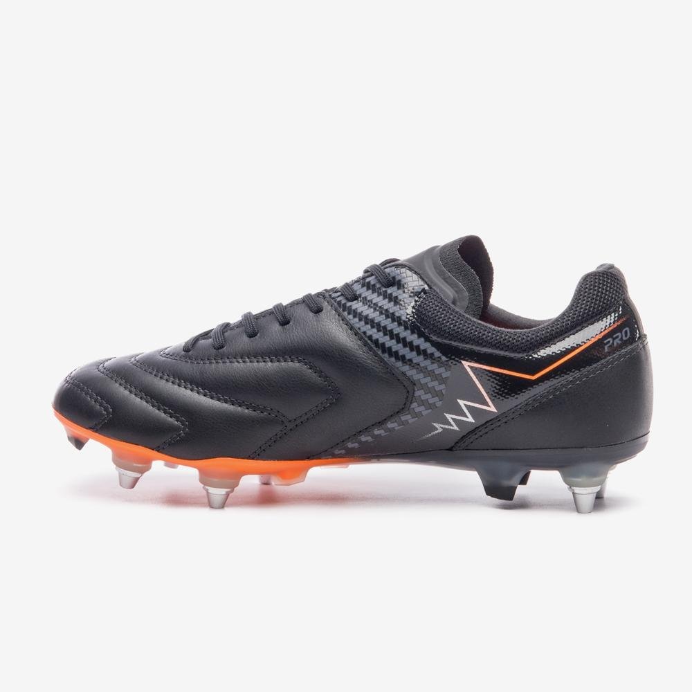 Chuteira Campo Umbro Adamant Master Class Pro Sg Preto/Laranja 2