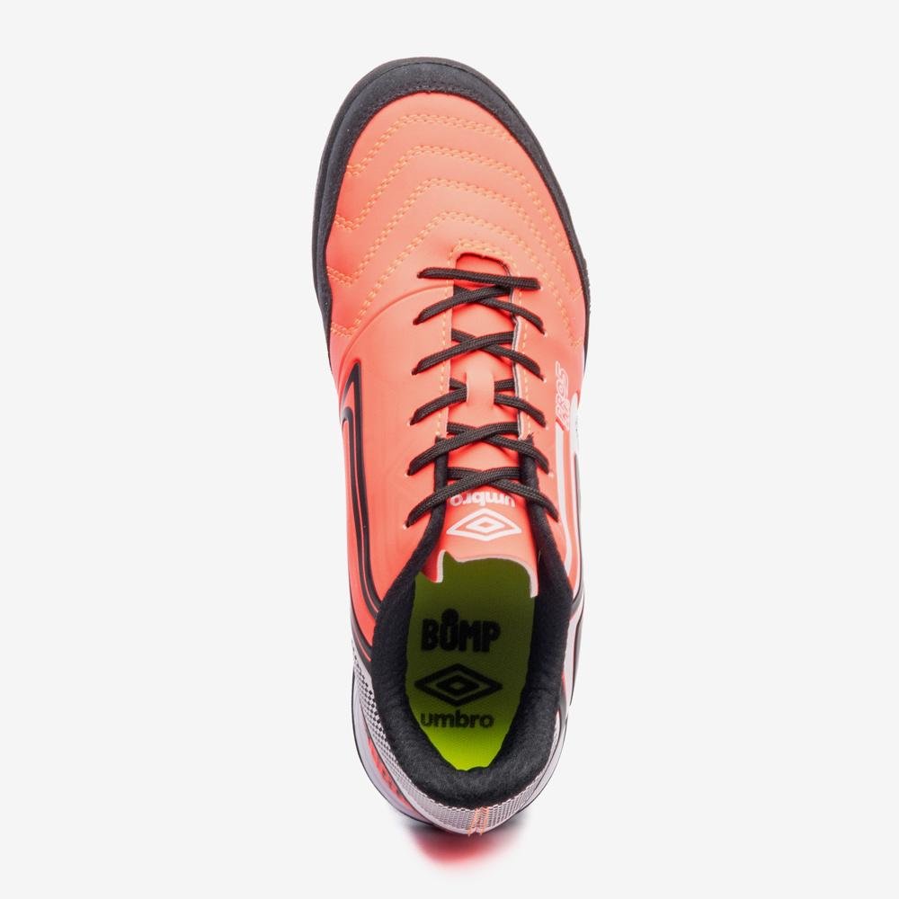 Chuteira Society Umbro Pro 5 Bump Club Laranja/Preto 4