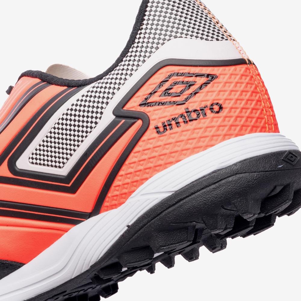 Chuteira Society Umbro Pro 5 Bump Club Laranja/Preto 7