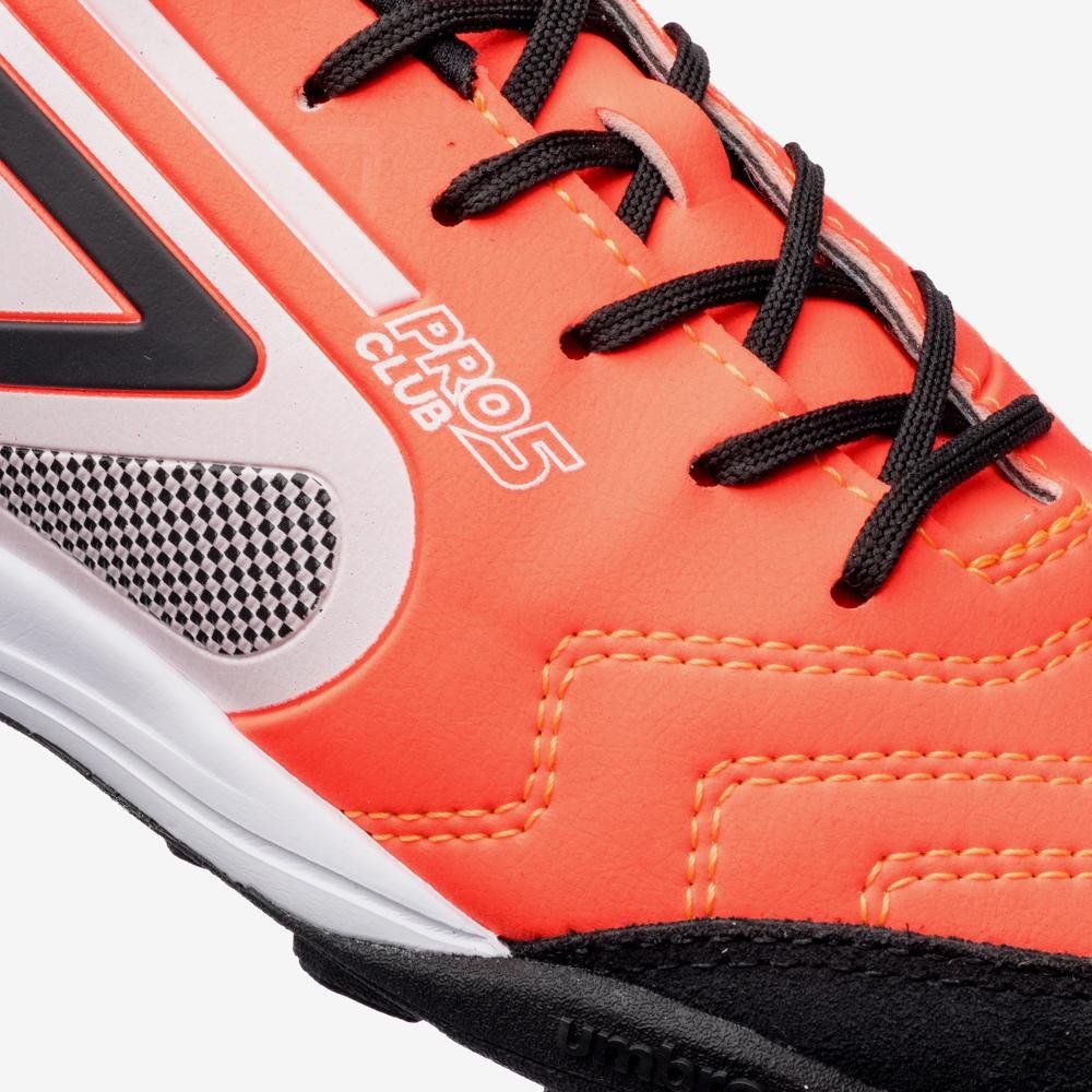 Chuteira Society Umbro Pro 5 Bump Club Laranja/Preto 8