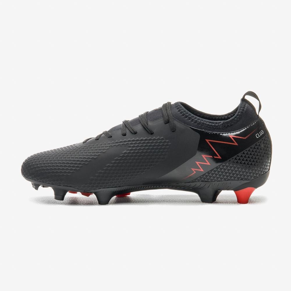 Chuteira Campo Umbro Adamant Top Speed Club Preto/Vermelho 2