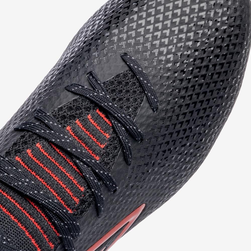 Chuteira Campo Umbro Adamant Top Speed Pro Preto/Vermelho 8