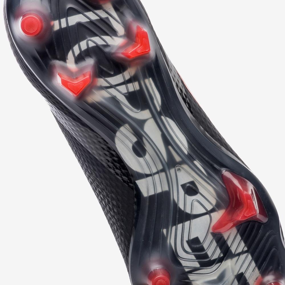 Chuteira Campo Umbro Adamant Top Speed Pro Preto/Vermelho 10