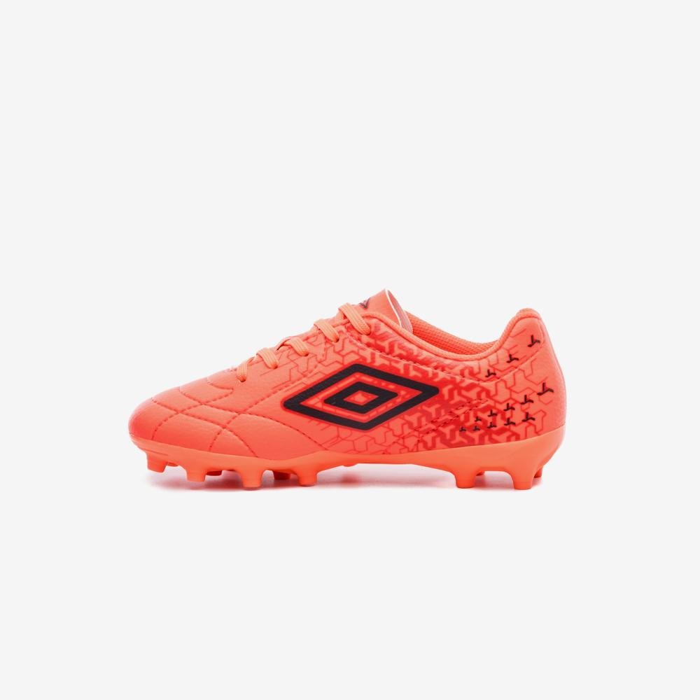 Chuteira Campo Umbro Class Neo Jr Laranja/Preto 2
