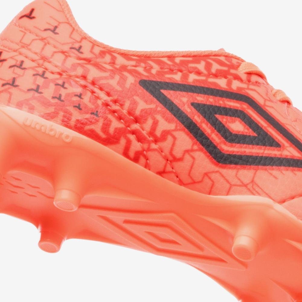 Chuteira Campo Umbro Class Neo Jr Laranja/Preto 7