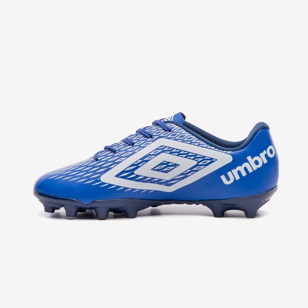 Chuteira Campo Umbro X-Diamond Azul/Branco 2