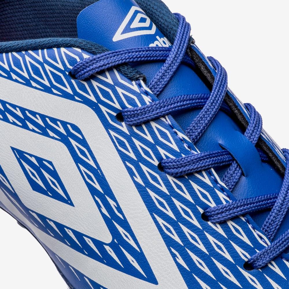 Chuteira Campo Umbro X-Diamond Azul/Branco 7