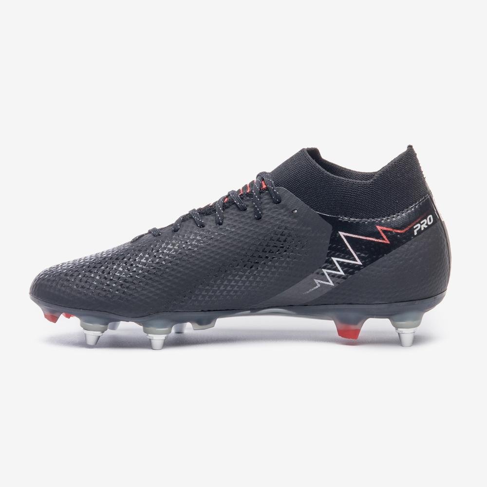 Chuteira Campo Umbro Adamant Top Speed Pro Sg Preto/Vermelho 2