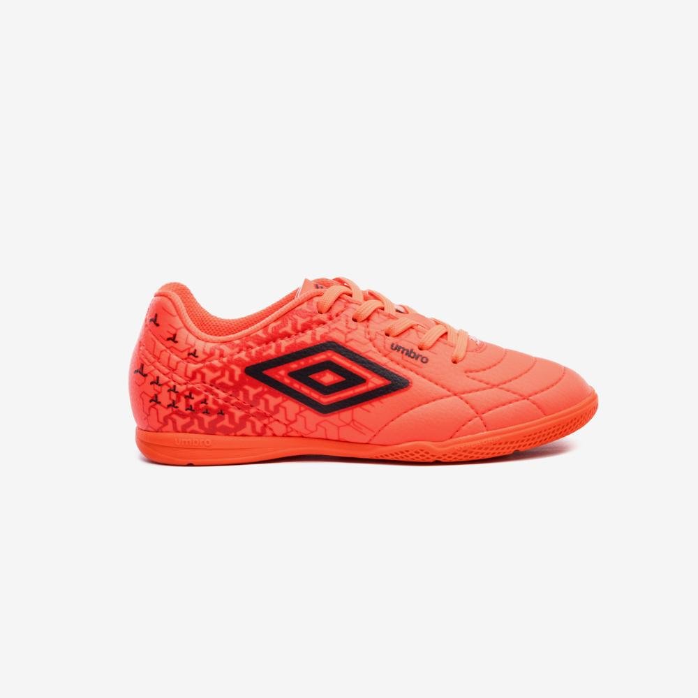 Chuteira Futsal Umbro Class Neo Jr Laranja/Preto 1