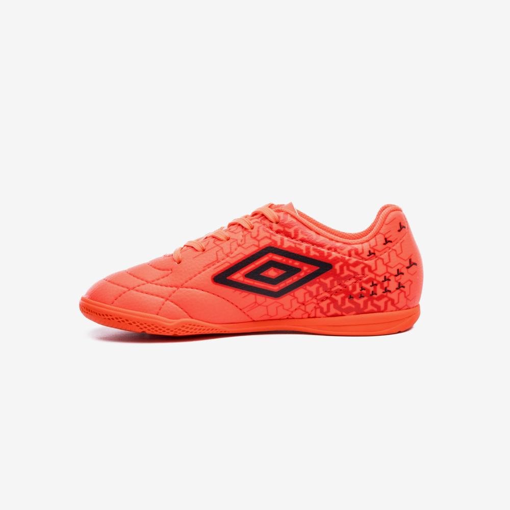 Chuteira Futsal Umbro Class Neo Jr Laranja/Preto 2