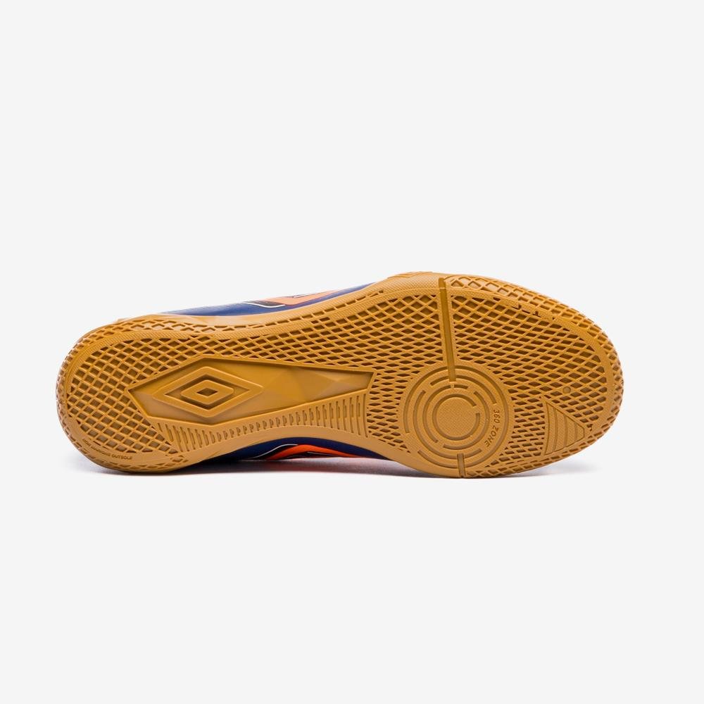Chuteira Futsal Umbro Fast Ii Azul/Laranja 5