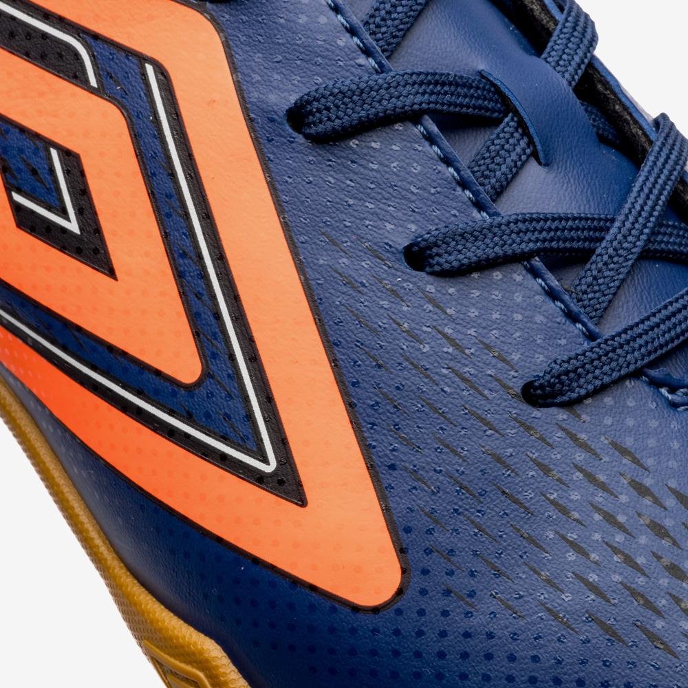 Chuteira Futsal Umbro Fast Ii Azul/Laranja 8