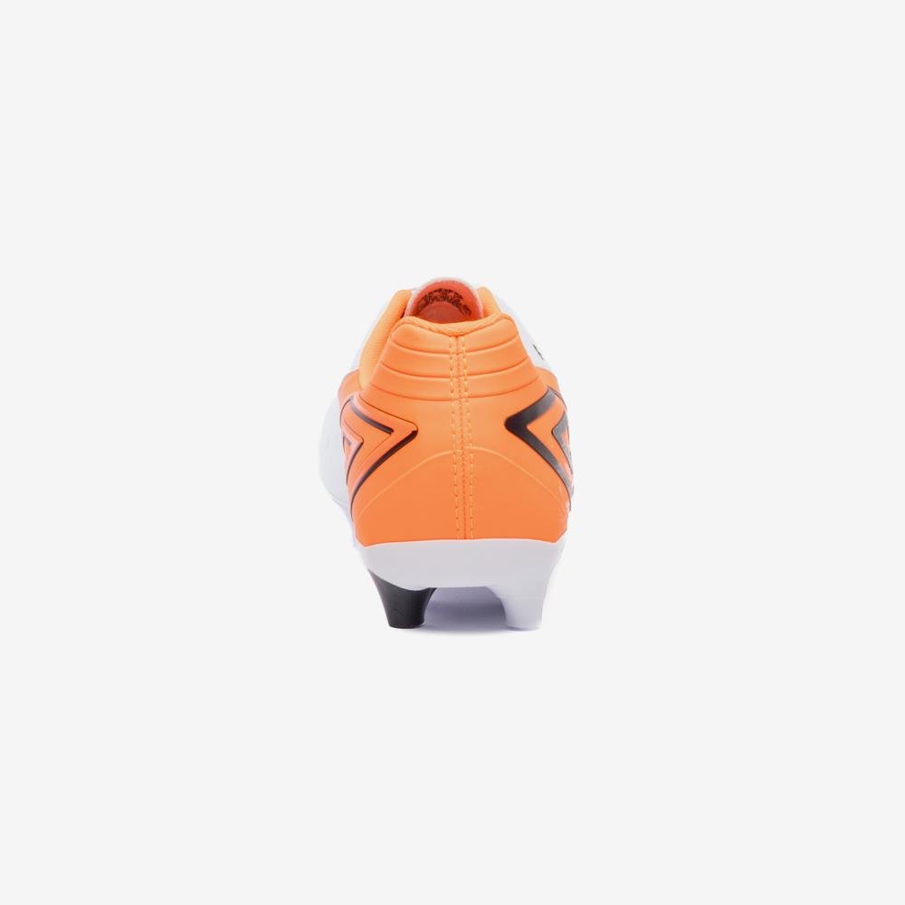 Chuteira Campo Umbro Fifty Vi Branco/Laranja 6