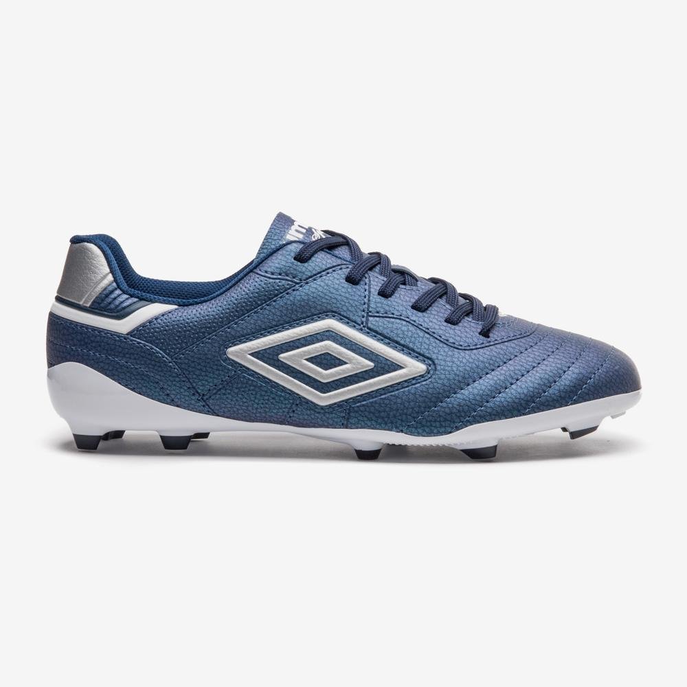 Chuteira Campo Umbro Speciali Classic Azul/Prata 1