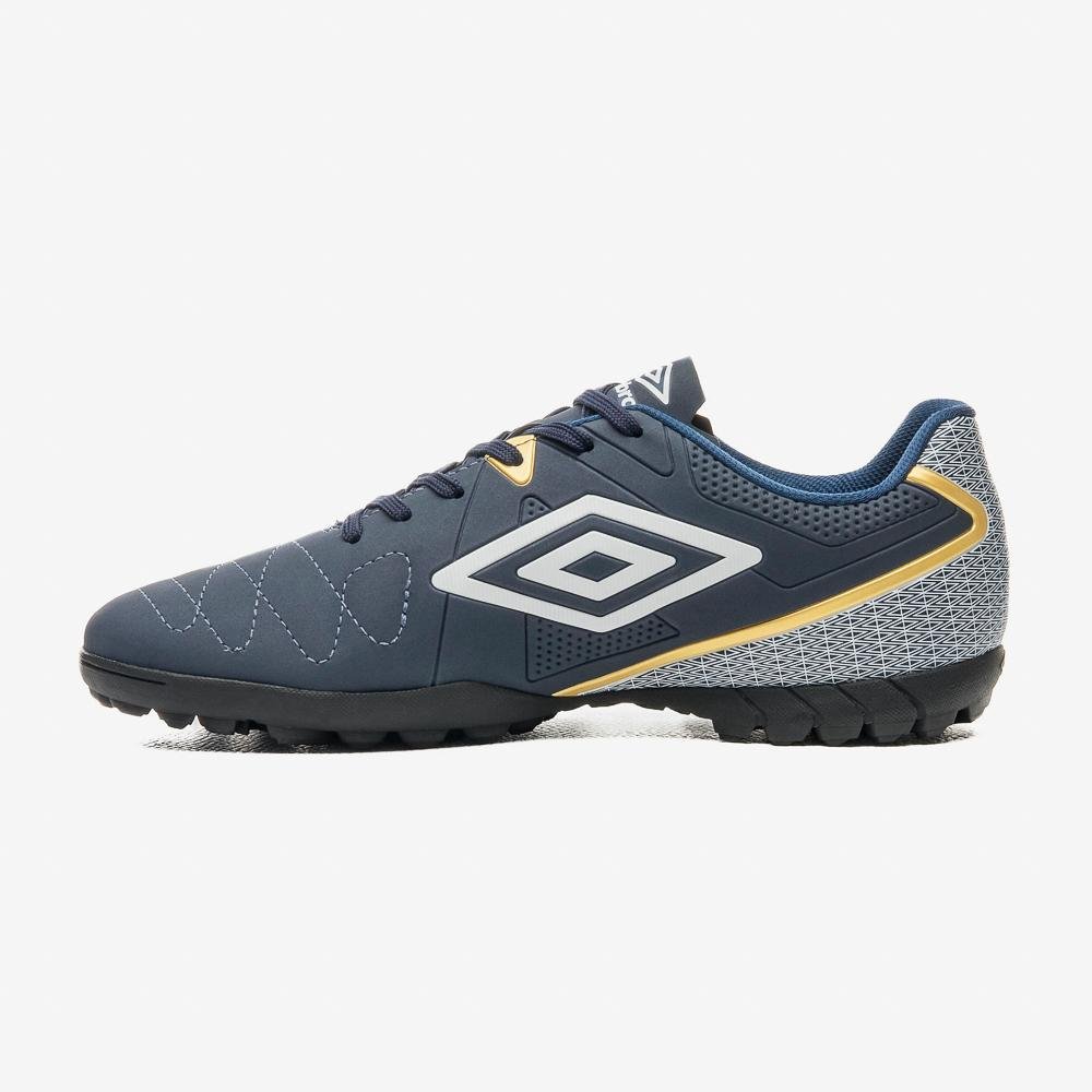 Chuteira Society Umbro Attak Eternal Azul/Branco 2