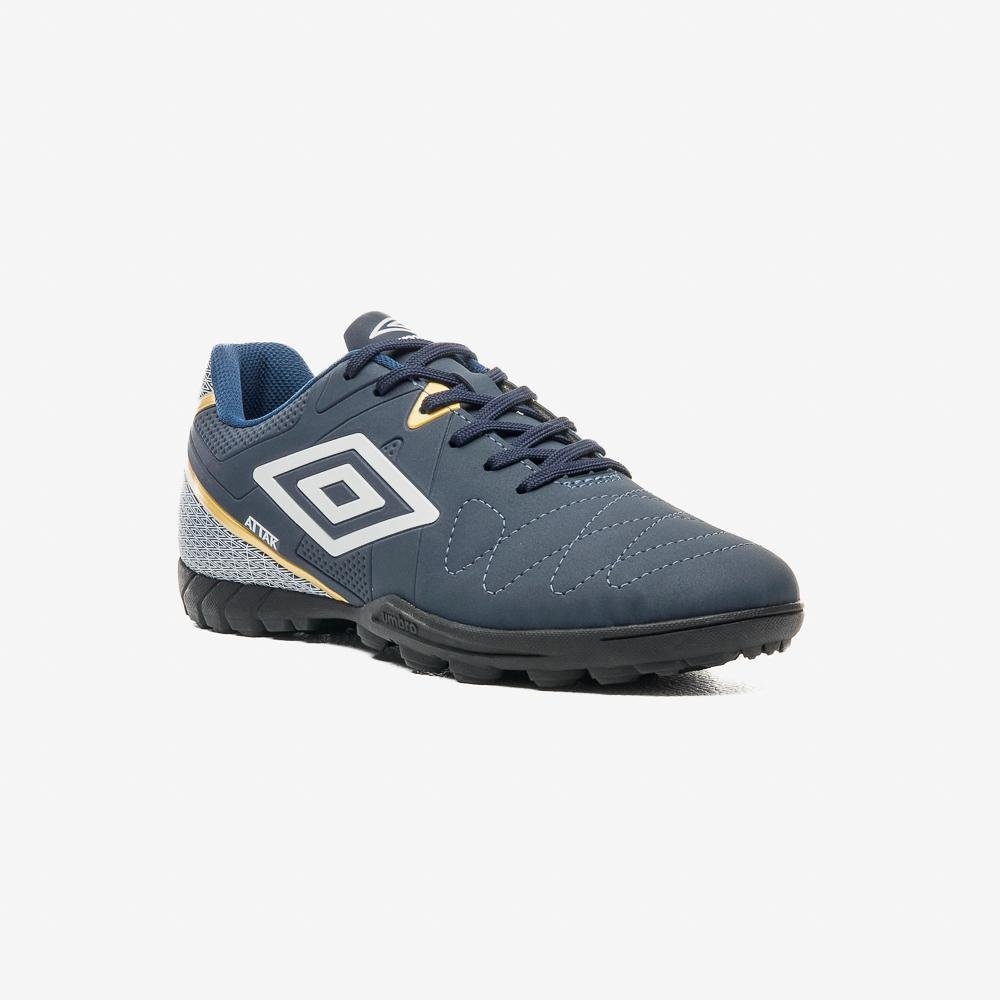 Chuteira Society Umbro Attak Eternal Azul/Branco 3