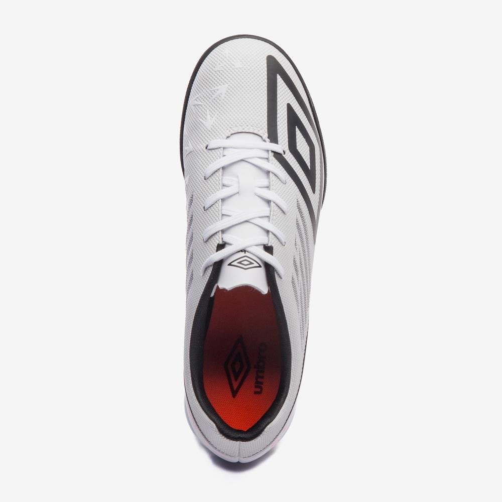 Chuteira Society Umbro Velocita Decimo Club Branco/Preto 4
