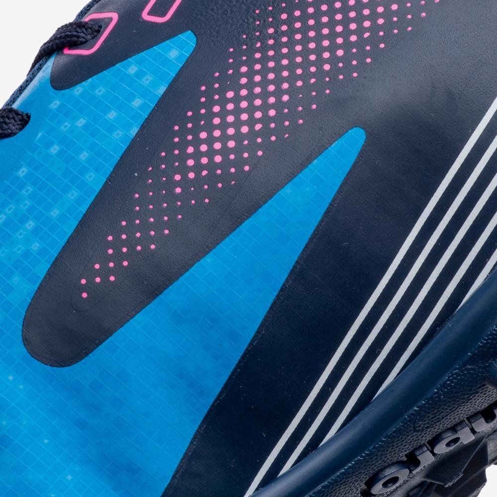 Chuteira Society Umbro Techno Ii Azul/Amarelo/Roxo 9