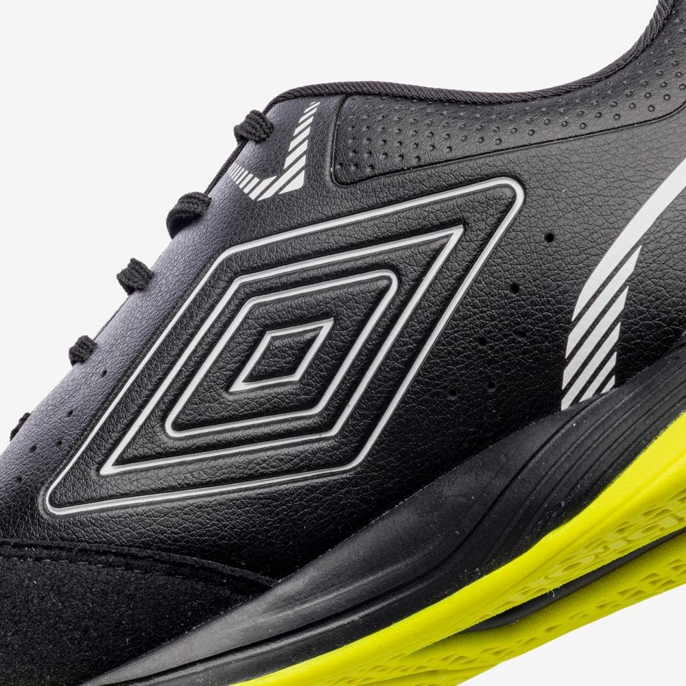 Chuteira Futsal Umbro Neo-Comfort Preto/Amarelo 9
