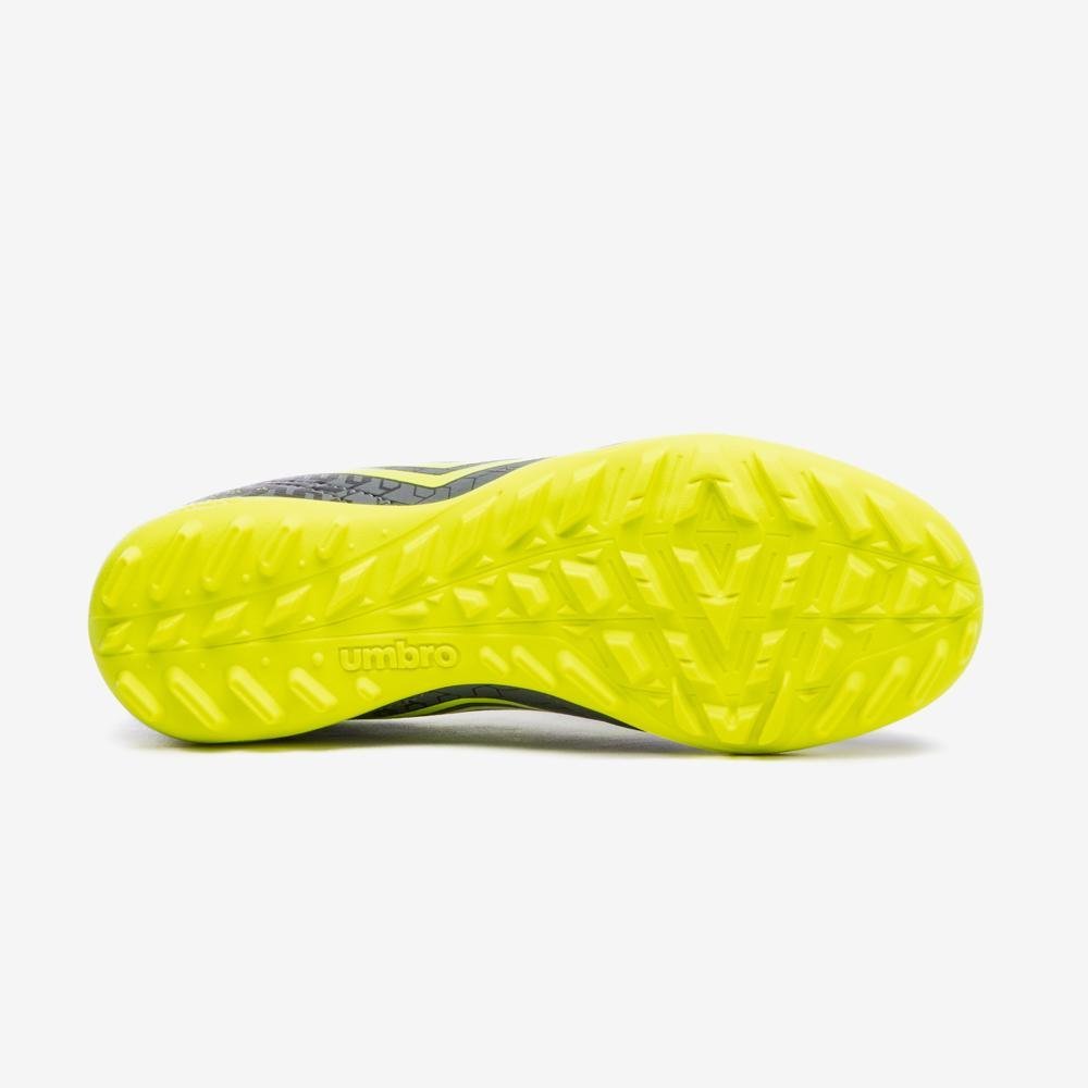 Chuteira Society Umbro Class Neo Cinza/Amarelo 5