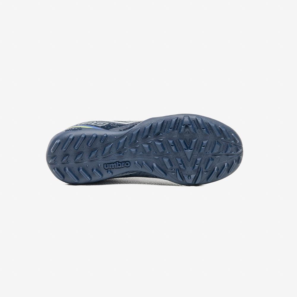 Chuteira Society Umbro Techno II Jr Azul/Branco 5