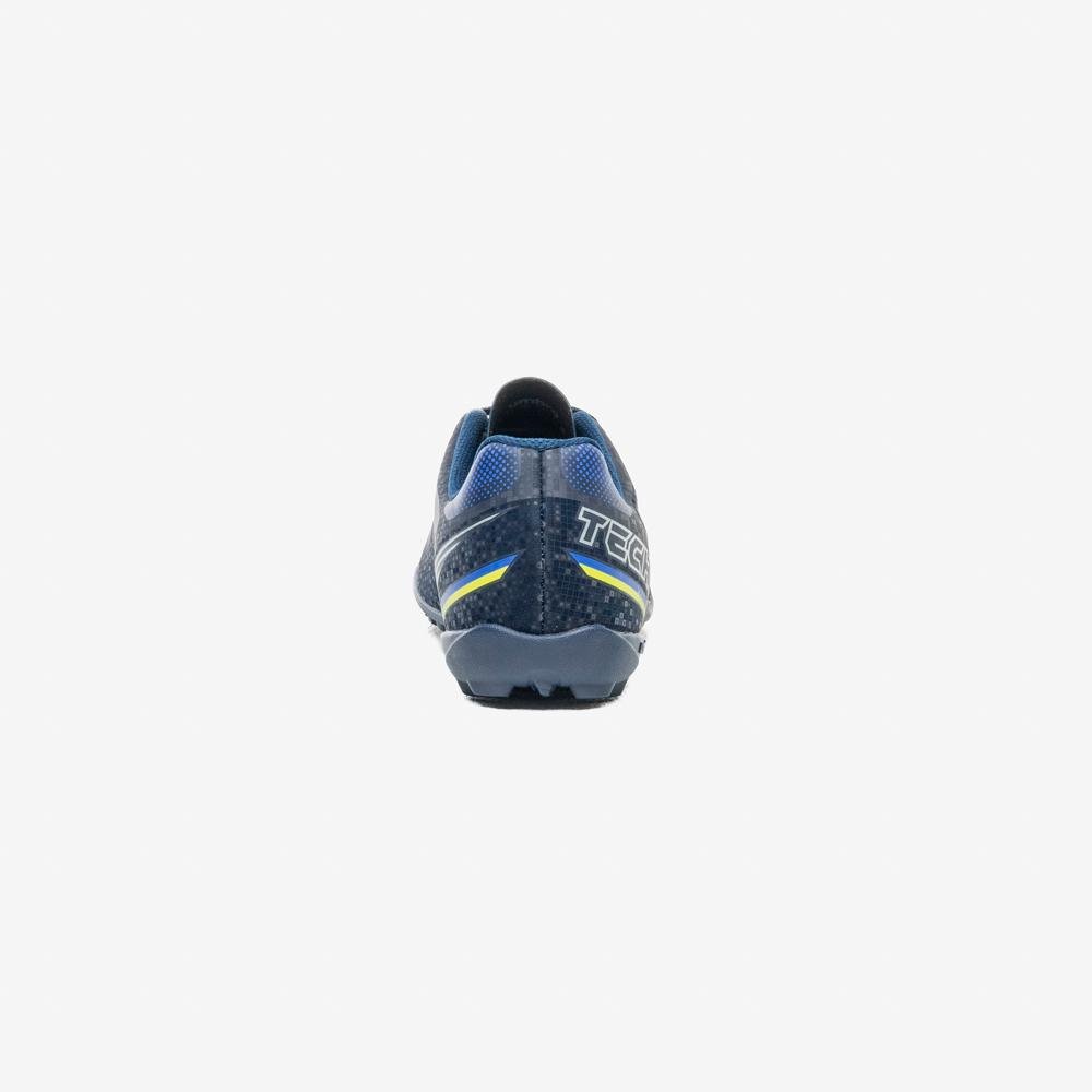 Chuteira Society Umbro Techno II Jr Azul/Branco 6