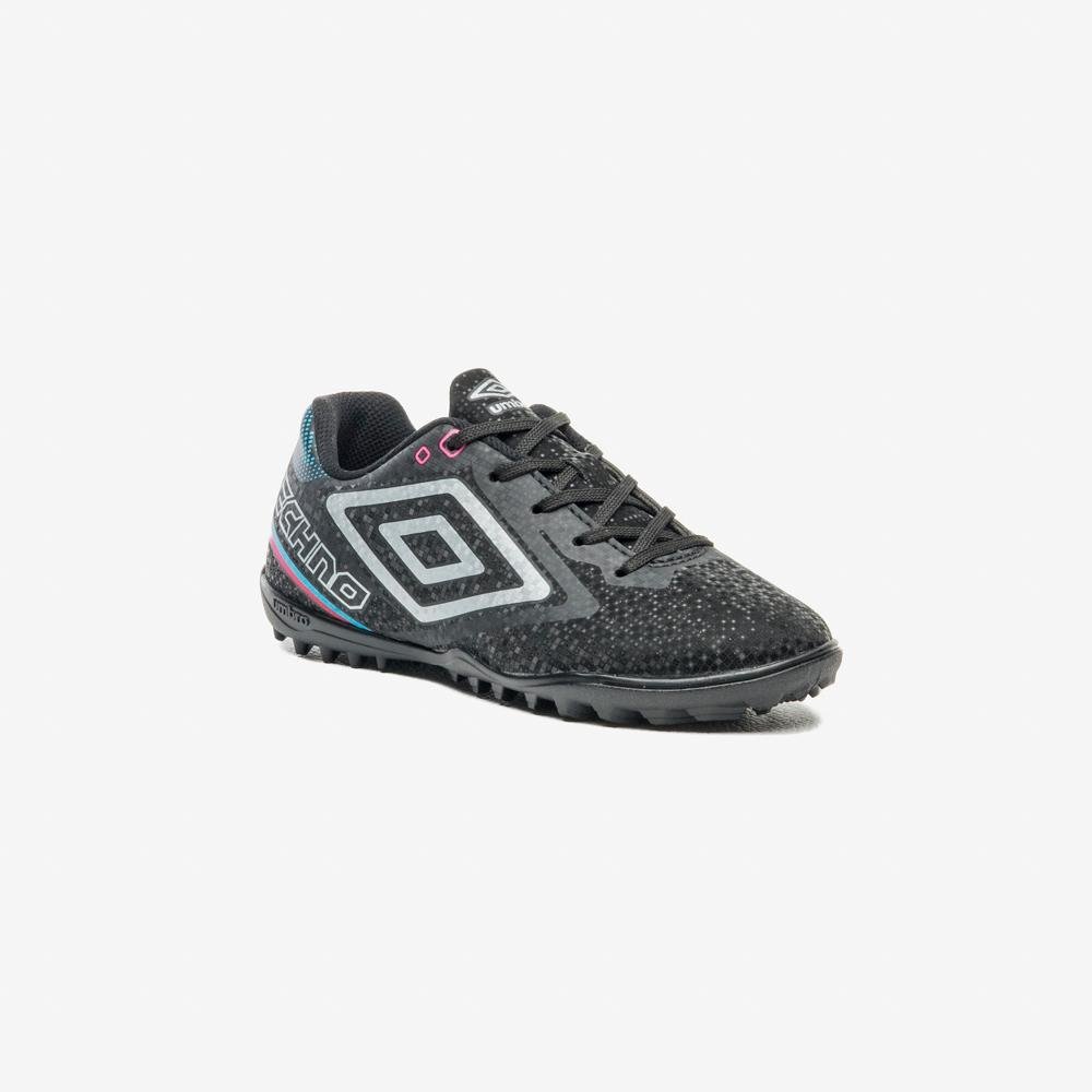 Chuteira Society Umbro Techno II Jr Preto/Verde 3