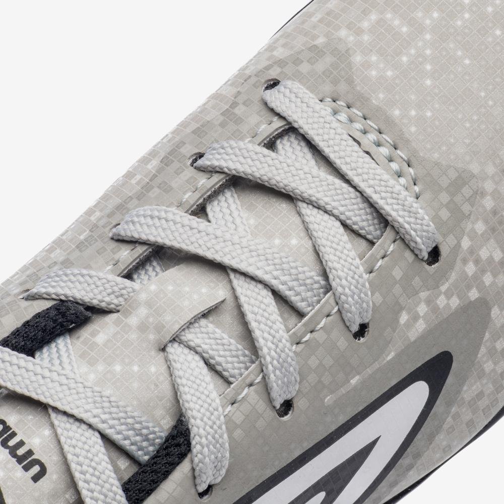 Chuteira Society Umbro Techno II Jr Preto/Cinza/Laranja 7