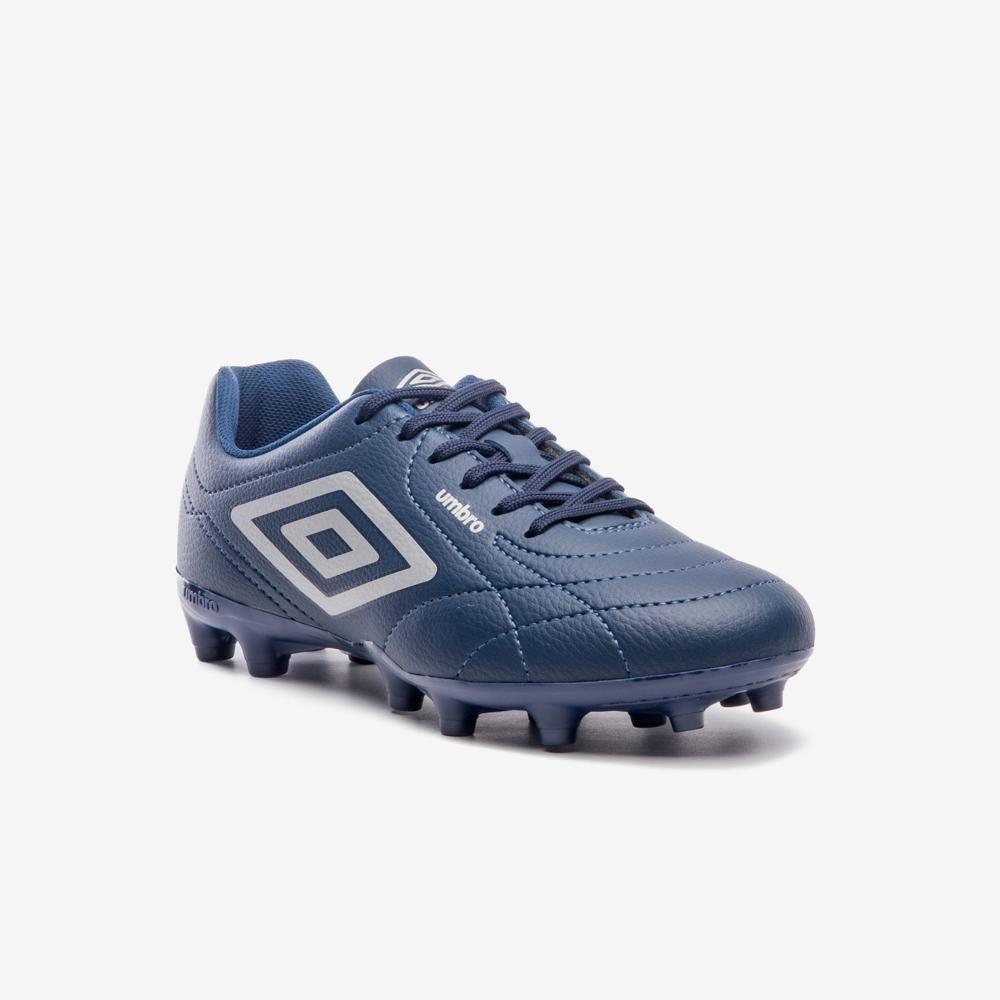 Chuteira Campo Umbro Class Footballer Azul/Branco 3