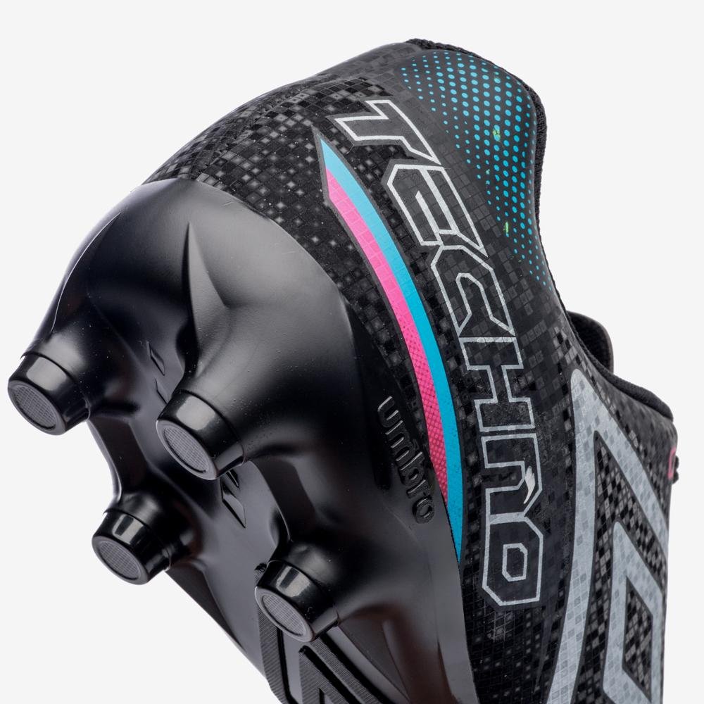 Chuteira Campo Umbro Techno Ii Preto/Verde 7