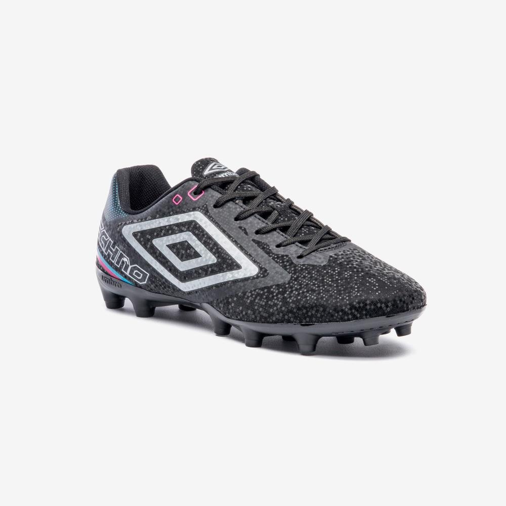 Chuteira Campo Umbro Techno Ii Preto/Verde 3