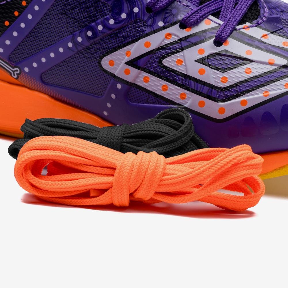 Chuteira Futsal Umbro Ultimate Jr Dlm Roxo/Laranja 9