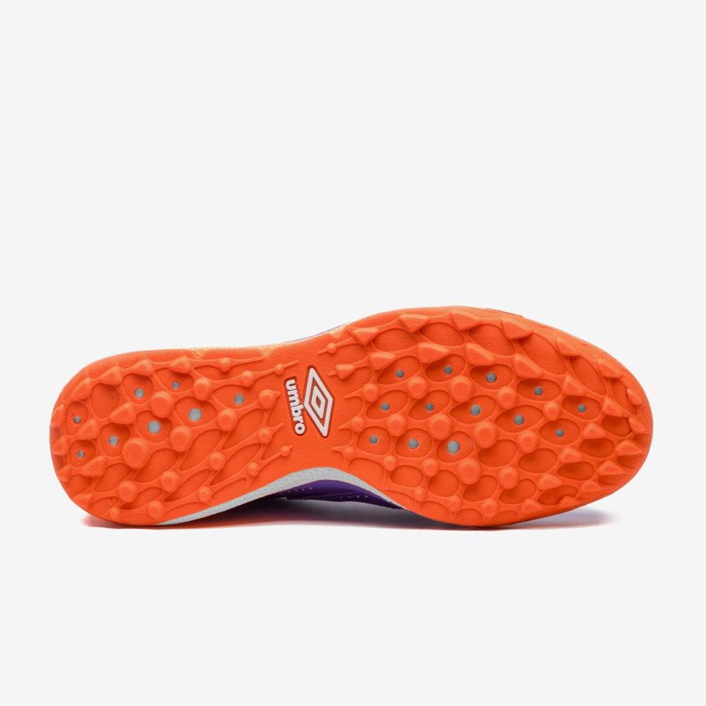 Chuteira Society Umbro Adamant Master Class Pro Bump Dlm Roxo/Laranja 5