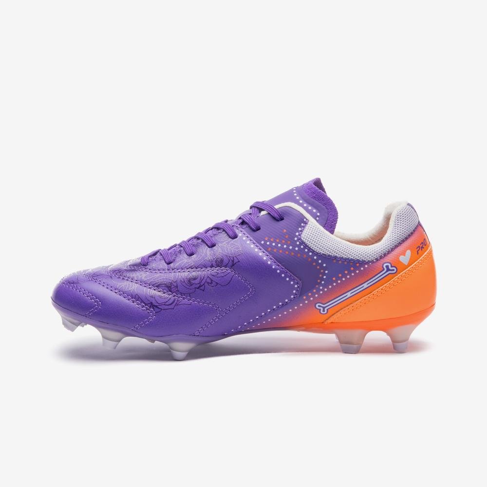 Chuteira Campo Umbro Adamant Master Class Pro Sg Dlm Roxo/Laranja 2