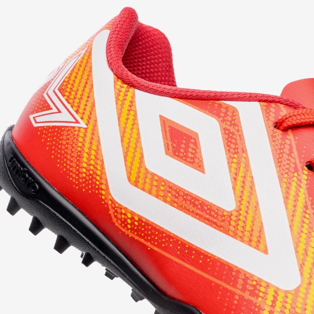 Chuteira Society Umbro Heatmap Jr Laranja 7