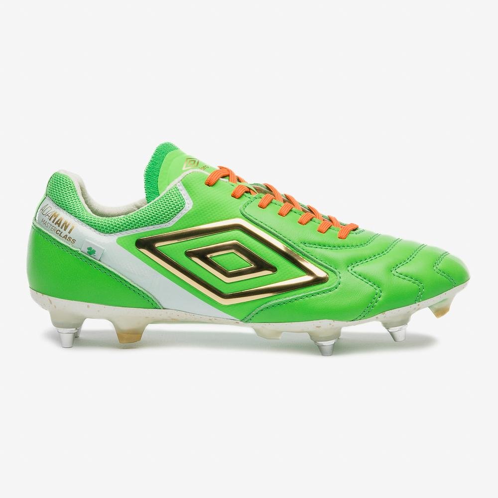 Chuteira Campo Umbro Adamant Master Class Pro Sg Stp Verde 1