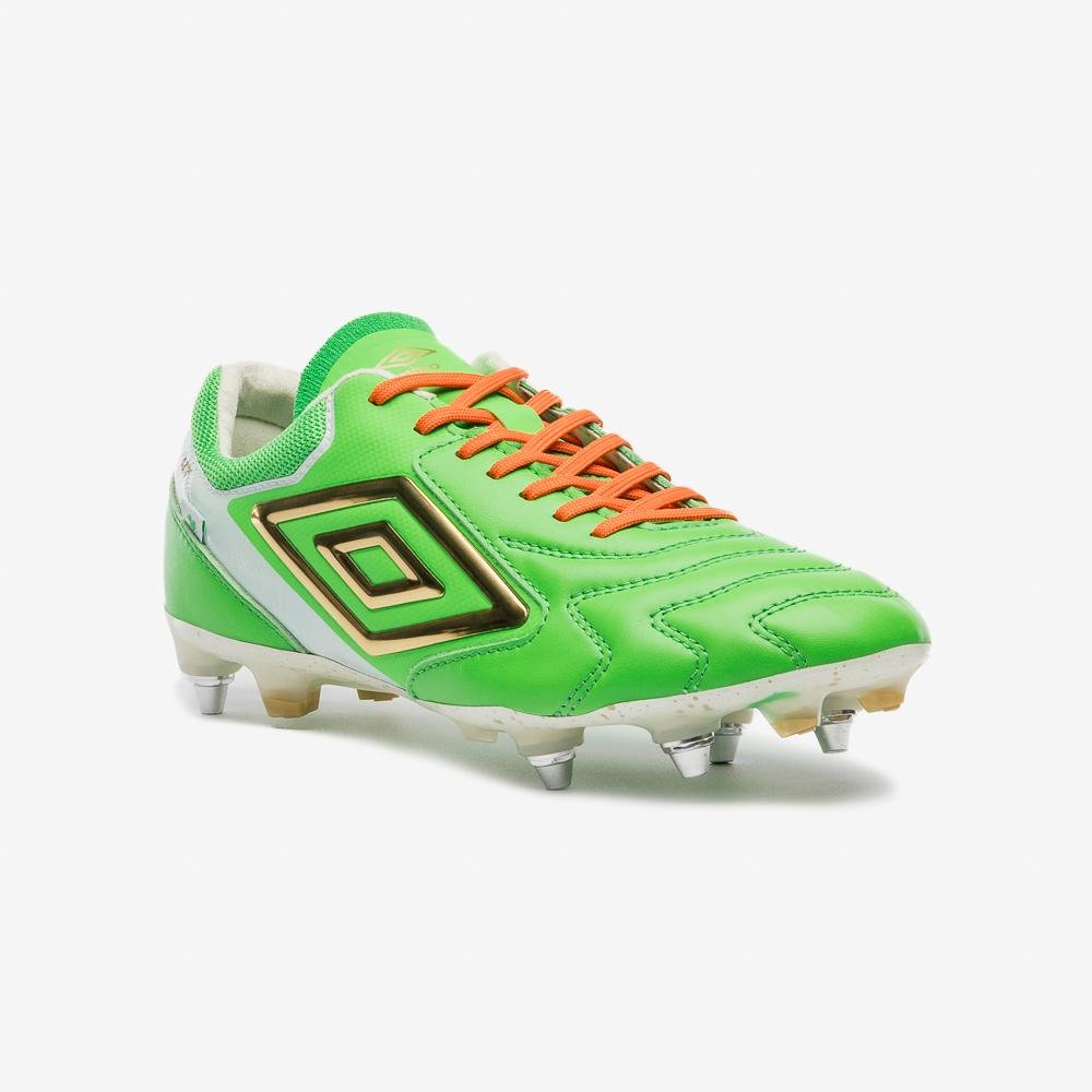 Chuteira Campo Umbro Adamant Master Class Pro Sg Stp Verde 3