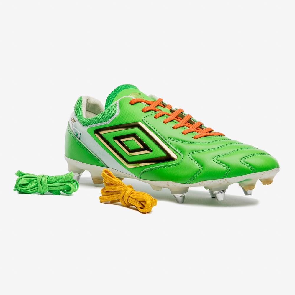 Chuteira Campo Umbro Adamant Master Class Pro Sg Stp Verde 10