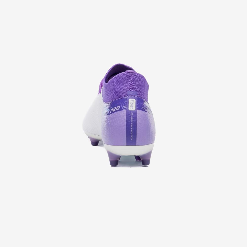 Chuteira Campo Umbro Adamant Top Speed Pro Branco/Roxo 6