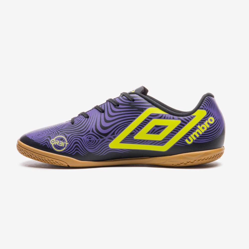 Chuteira Futsal Umbro Orbit Preto/Roxo 2