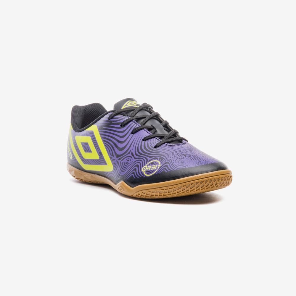 Chuteira Futsal Umbro Orbit Preto/Roxo 3