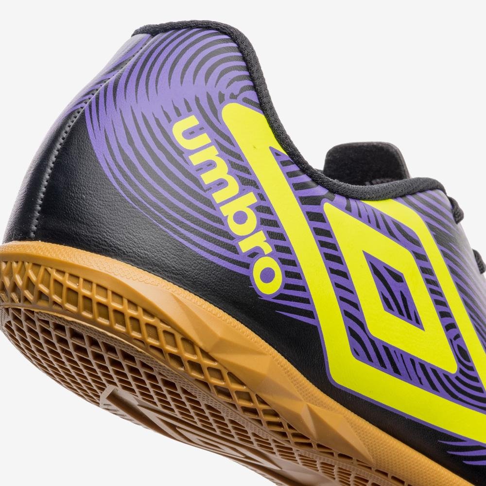 Chuteira Futsal Umbro Orbit Preto/Roxo 7