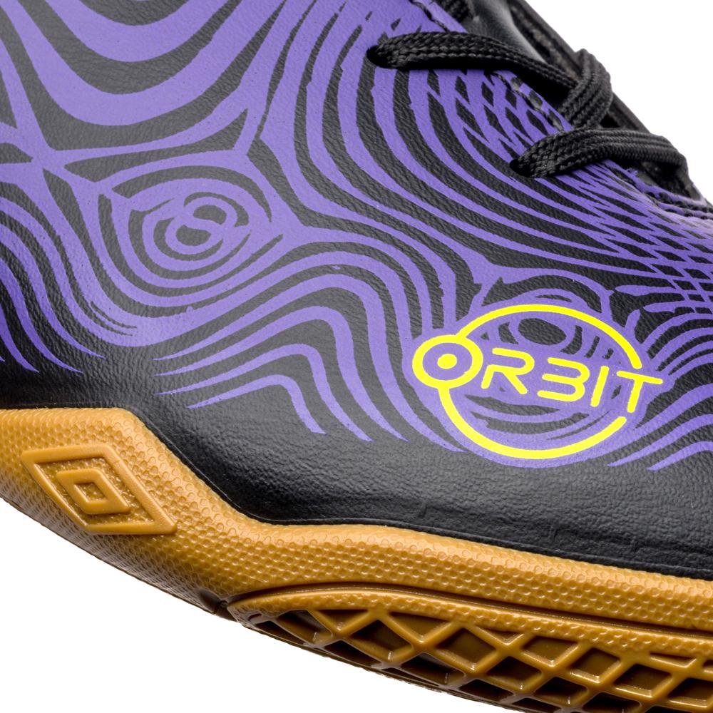 Chuteira Futsal Umbro Orbit Preto/Roxo 8
