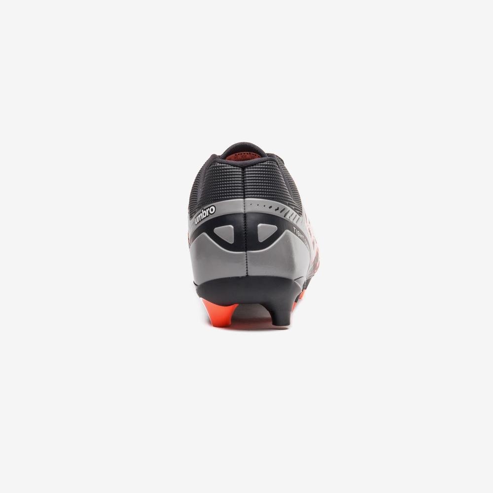 Chuteira Campo Umbro Gravity Preto/Laranja 6