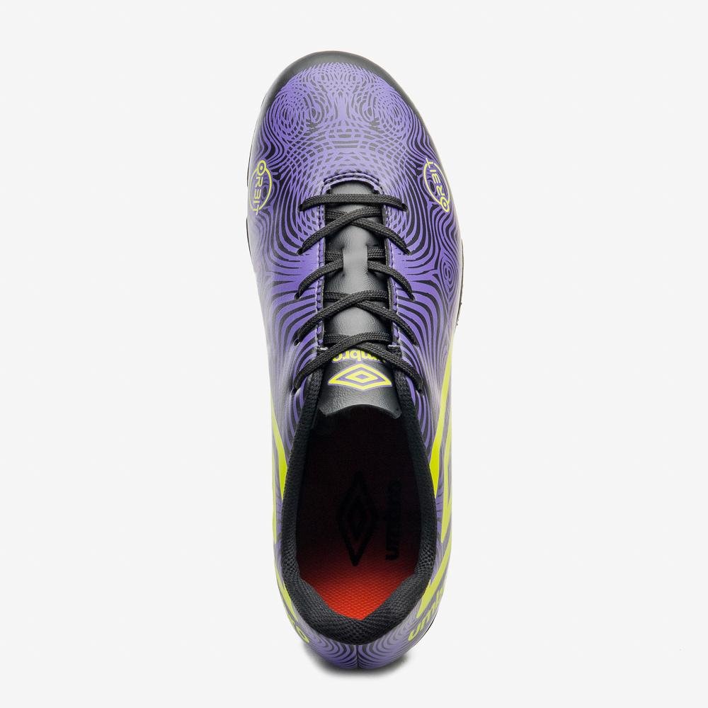 Chuteira Campo Umbro Orbit Preto/Roxo 4