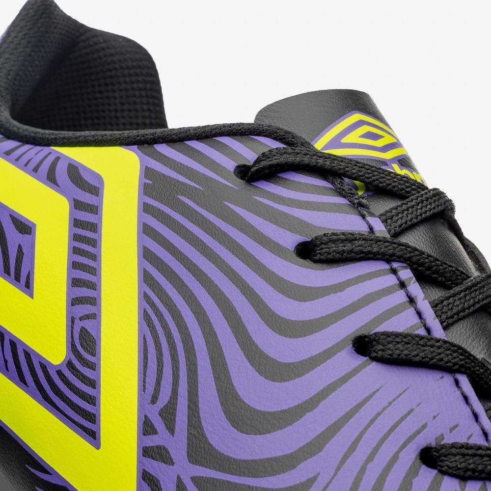 Chuteira Campo Umbro Orbit Preto/Roxo 7