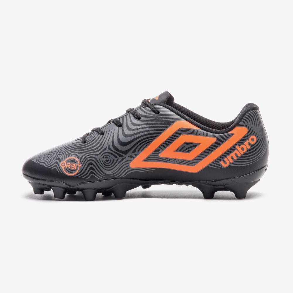 Chuteira Campo Umbro Orbit Preto/Cinza 2